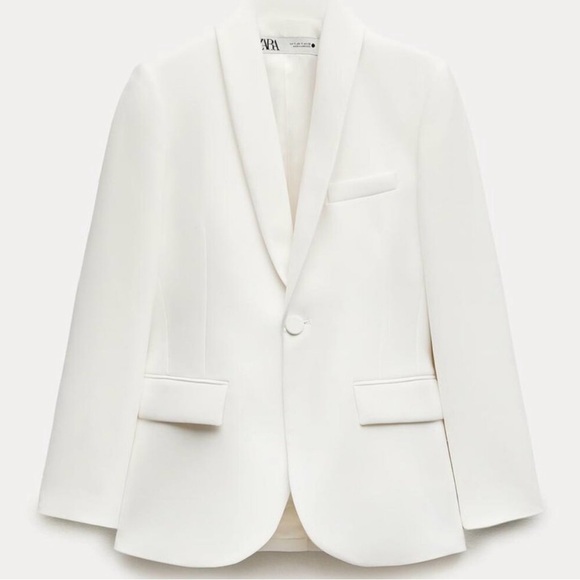 Zara NWT White Blazer - Picture 7 of 11
